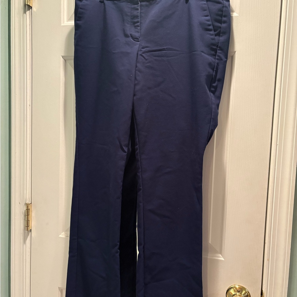 Express Navy Straight Leg Pants